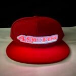 San Francisco 49ers Red Cap- Var 3